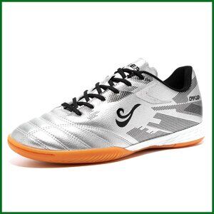 XJIODF Men's Indoor Soccer Shoes High-Tops Lace-Up Non